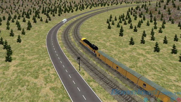 Giao diện game Train Sim
