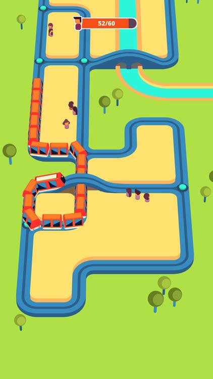 Game lái tàu đón khách vui nhộn phong cách rắn săn mồi độc đáo - Train Taxi