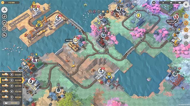 Train Valley 2 có 18 mẫu đầu máy và hơn 45 loại xe lửa để mở khóa