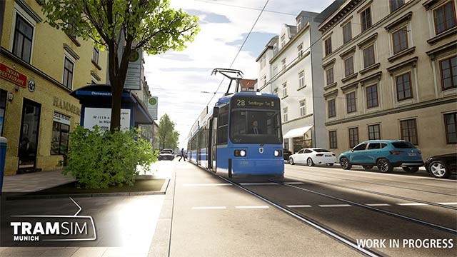 TramSim Munich là game mô phỏng lái xe điện hiện đại trong thành phố