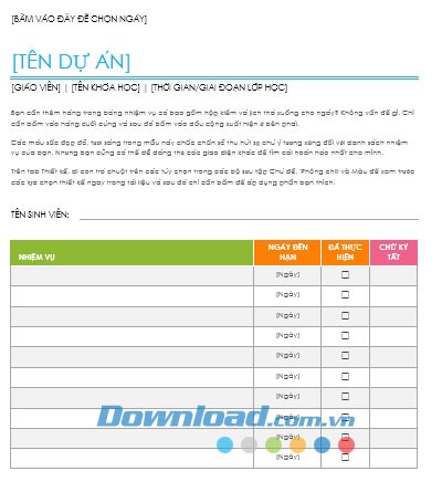 Trang giao nhiệm vụ