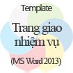 Template Trang Giao Nhiệm Vụ