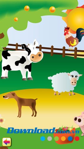 Trang trại động vật: Học tập và tô màu for iOS