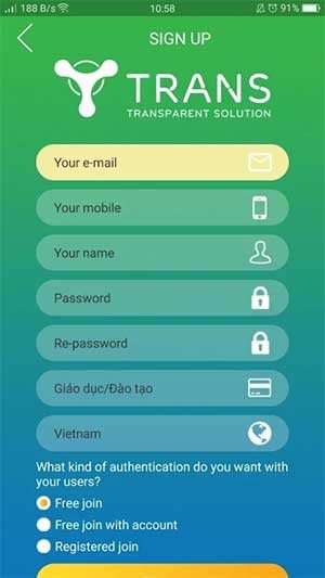 Làm việc qua mạng WiFi, 4G / LTE và 3G