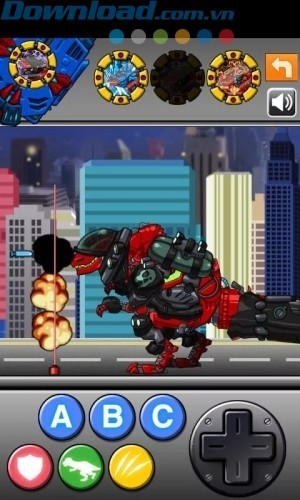 Lắp ráp các người máy siêu nhân khủng long thú vị