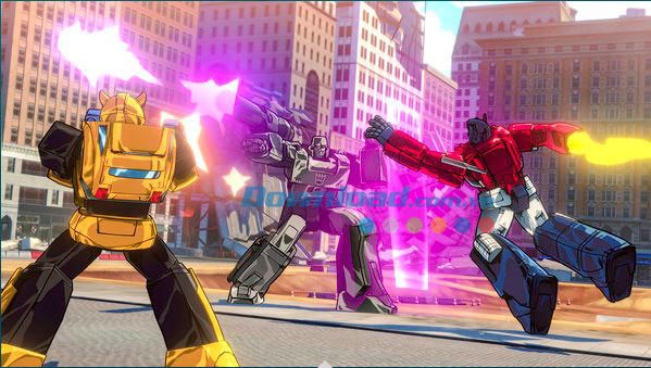 Các pha chiến đấu trong Transformers Devastation
