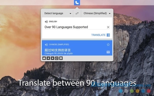Ứng dụng biên dịch đa ngôn ngữ Translator for Google Translate cho Mac