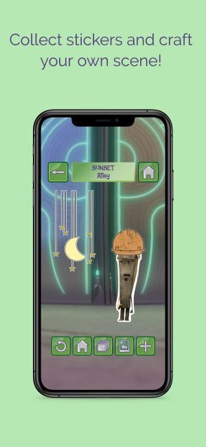 Thu thập nhãn dán và tái tạo phong cảnh bạn thích