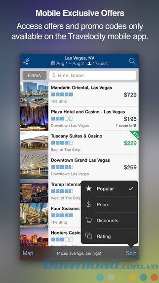 Deal khách sạn, máy bay...