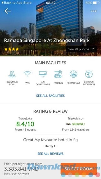 Các dịch vụ trong khách sạn