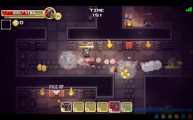 Một trận chiến trong Treasure Arena