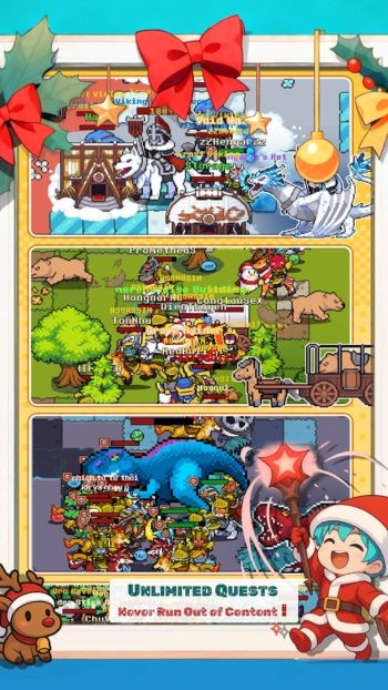 Thế giới mở pixel 2D sống động