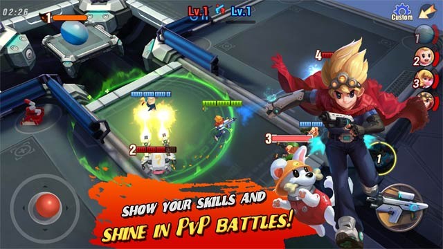 Thể hiện kỹ năng trong các cuộc chiến PvP