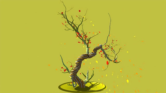 Cây sẽ thay đổi theo từng mùa - từ đâm chồi nảy lộc, ra hoa kết trái và chết