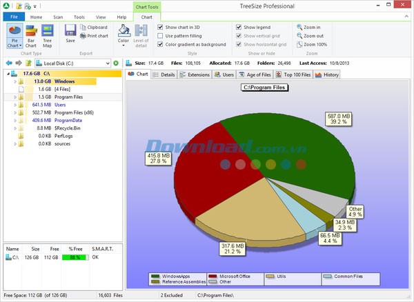 TreeSize Professional