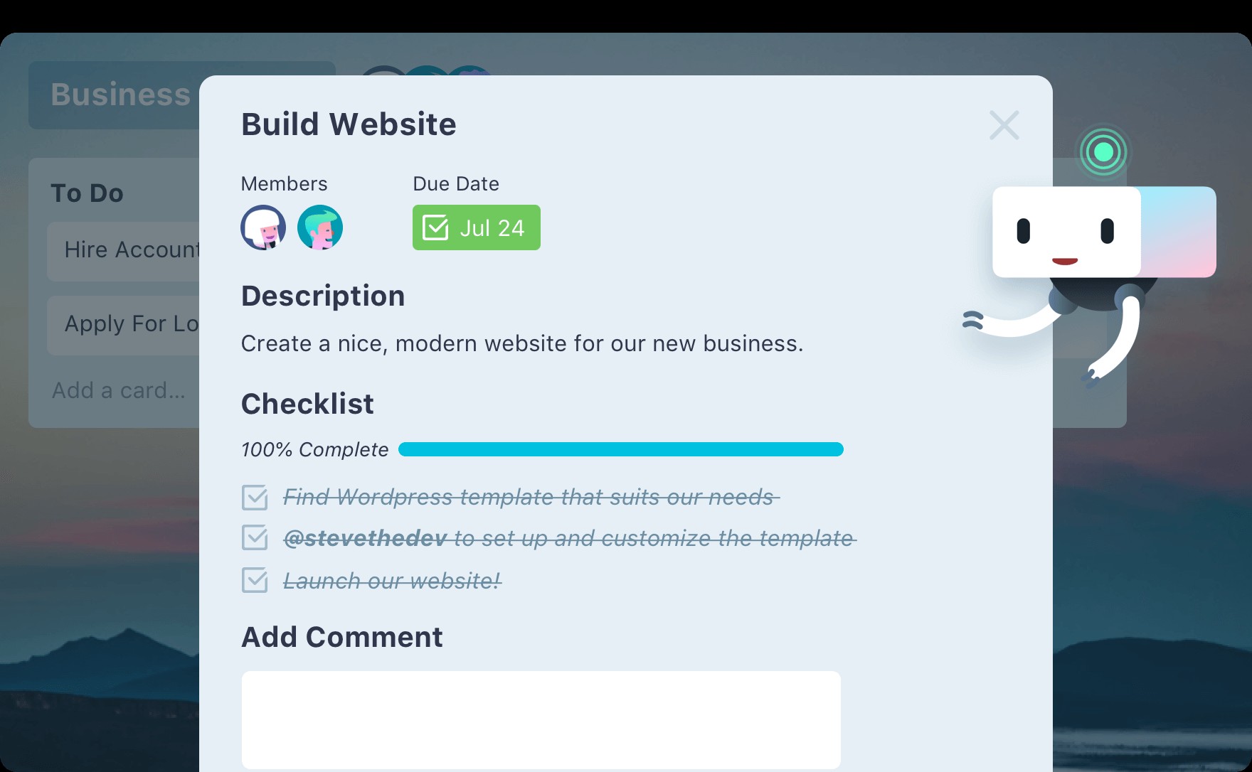 Trello xây dựng web