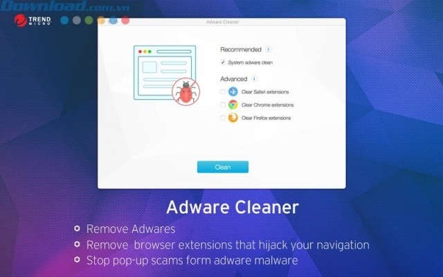 Loại bỏ phần mèm quảng cáo