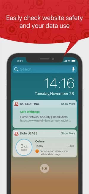 Trend Micro Mobile Security cho iOS kiểm tra website an toàn
