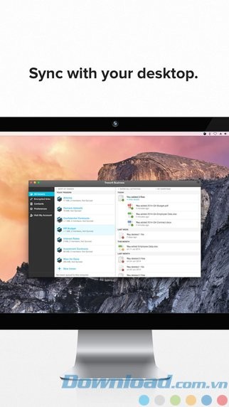 Đồng bộ với máy tính