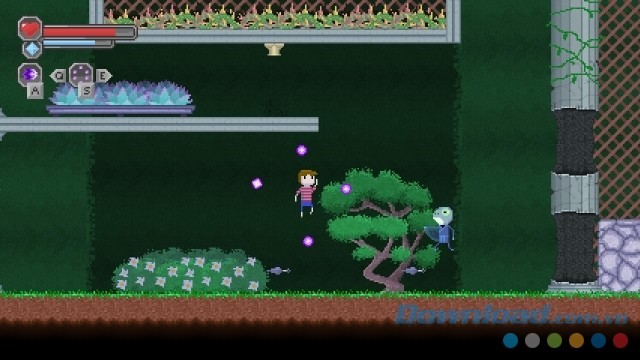 Điều khiển cậu bé Sam trong game phiêu lưu Trials of Azra cho máy tính, Mac và Linux