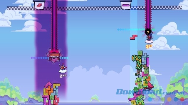 Khám phá cách chơi mới lạ của game xếp hình Tricky Towers cho máy tính, Mac và Linux