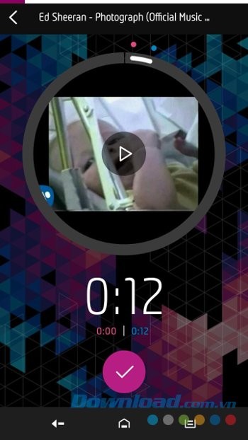 Cắt đoạn nhạc yêu thích trên Triller