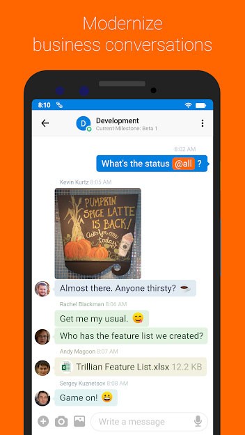 Trillian Mobile phù hợp cho cá nhân và doanh nghiệp