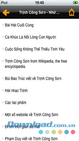 Trịnh Công Sơn - Những bài viết sưu tầm for iOS