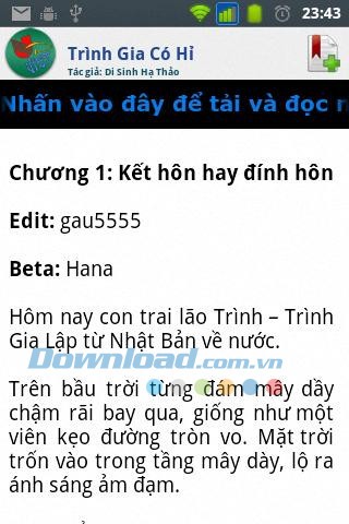 Trình Gia có hỉ for Android