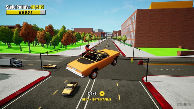 Drift, nhào lộn trên không và bay xe để thể hiện bản lĩnh, vị thế của tay đua số 1