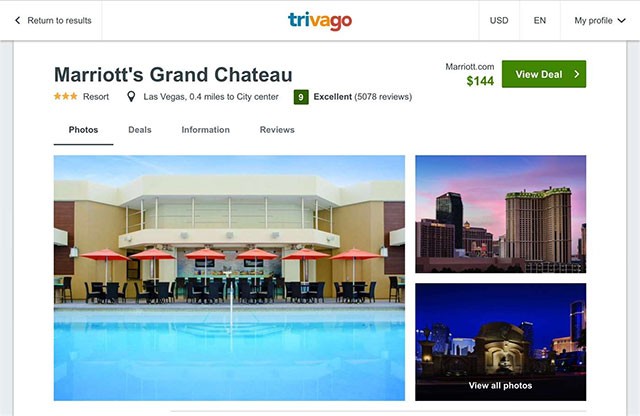 Tham khảo thông tin khách sạn và đánh giá từ người dùng khác