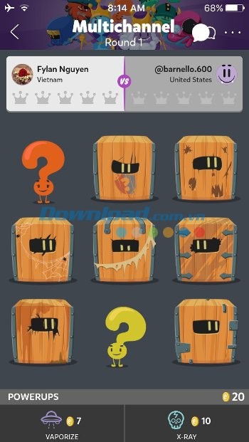 Game đối kháng 2 người chơi