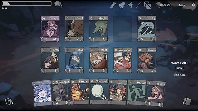 Trizon là game chiến thuật thẻ bài phong cách Roguelike