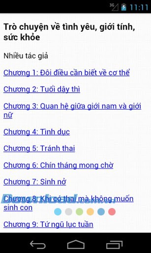 Trò chuyện về giới tính for Android