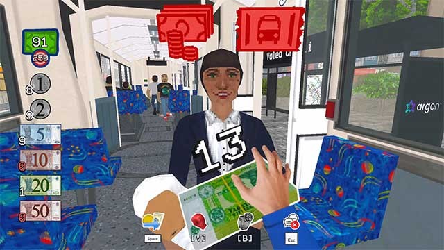 Hóa thân thành nhân viên soát vé xe bus điện trong TROLEU game