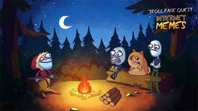 Thách thức bản thân với các câu đố hại não trong Troll Face Quest Internet Memes
