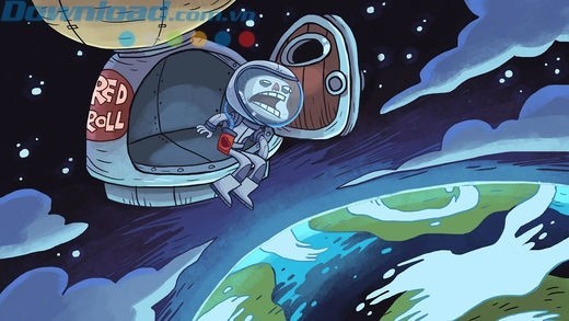 Thiết kế nhân vật meme với gương mặt cực troll