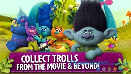 Chiêu mộ các nhân vật dễ thương trong phim Trolls