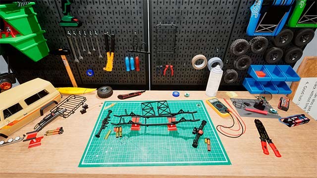 Game Trophy RC cung cấp đầy đủ công cụ để bạn 'độ' ô tô đồ chơi theo ý muốn