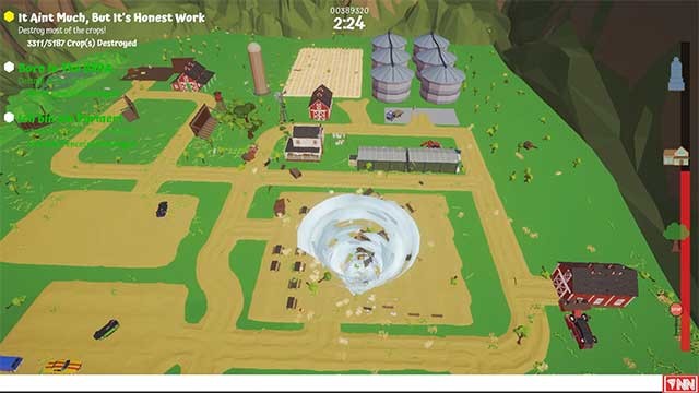 Phá hủy từ đường phố, xe cộ, các tòa nhà đến môi trường tự nhiên và con người