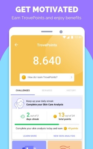 Tạo động lực chăm sóc da cho người dùng