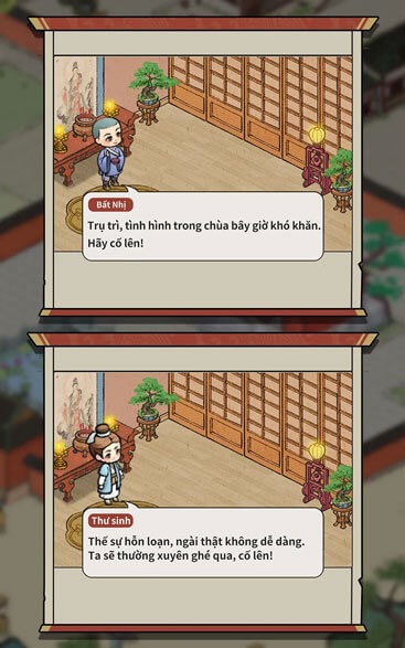 Hóa thân vào một vị sư trủ trì