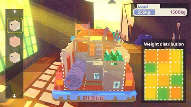 Chất hàng hóa đủ loại hình dạng và kích cỡ lên thùng xe tải