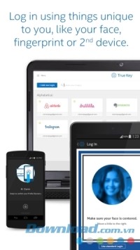 True Key by Intel Security cho Android tạo mật khẩu độc đáo