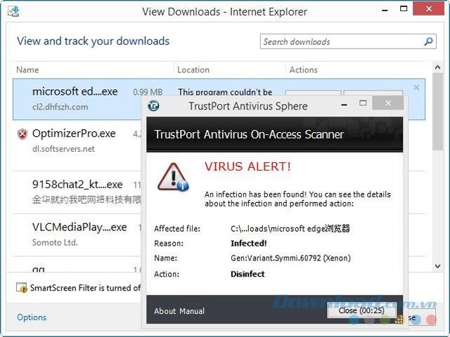 Bảo vệ máy tính trong thời gian thực