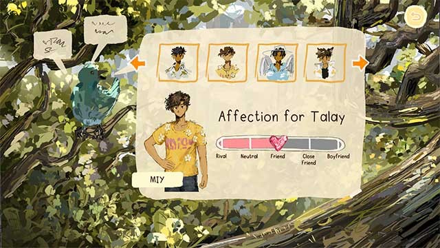 Giúp Talay chiếm được trái tim của tám nhân vật