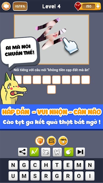 Giao diện game Truy Tìm Ca Sĩ