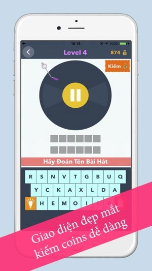 Giao diện Truy tìm ca sĩ