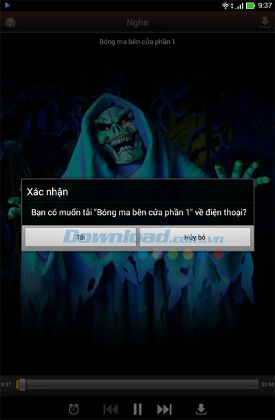 Xác nhận tải truyện ma về điện thoại