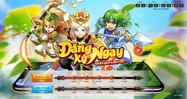 Đăng ký TS Online Mobile ngay để nhận nhiều phần thưởng hấp dẫn